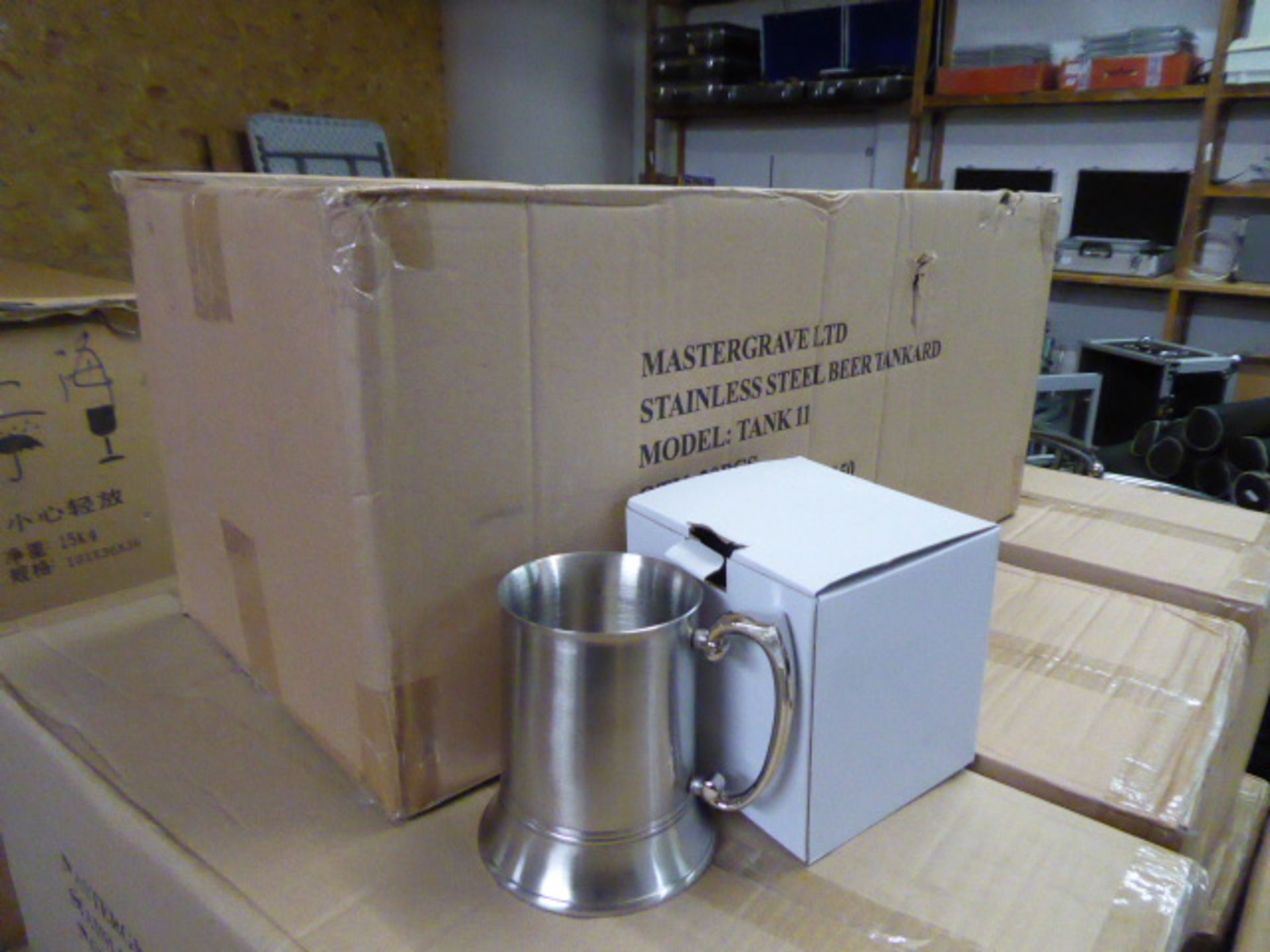 Four boxes of 20 heavy tankards (80 in total) - Image 2 of 3