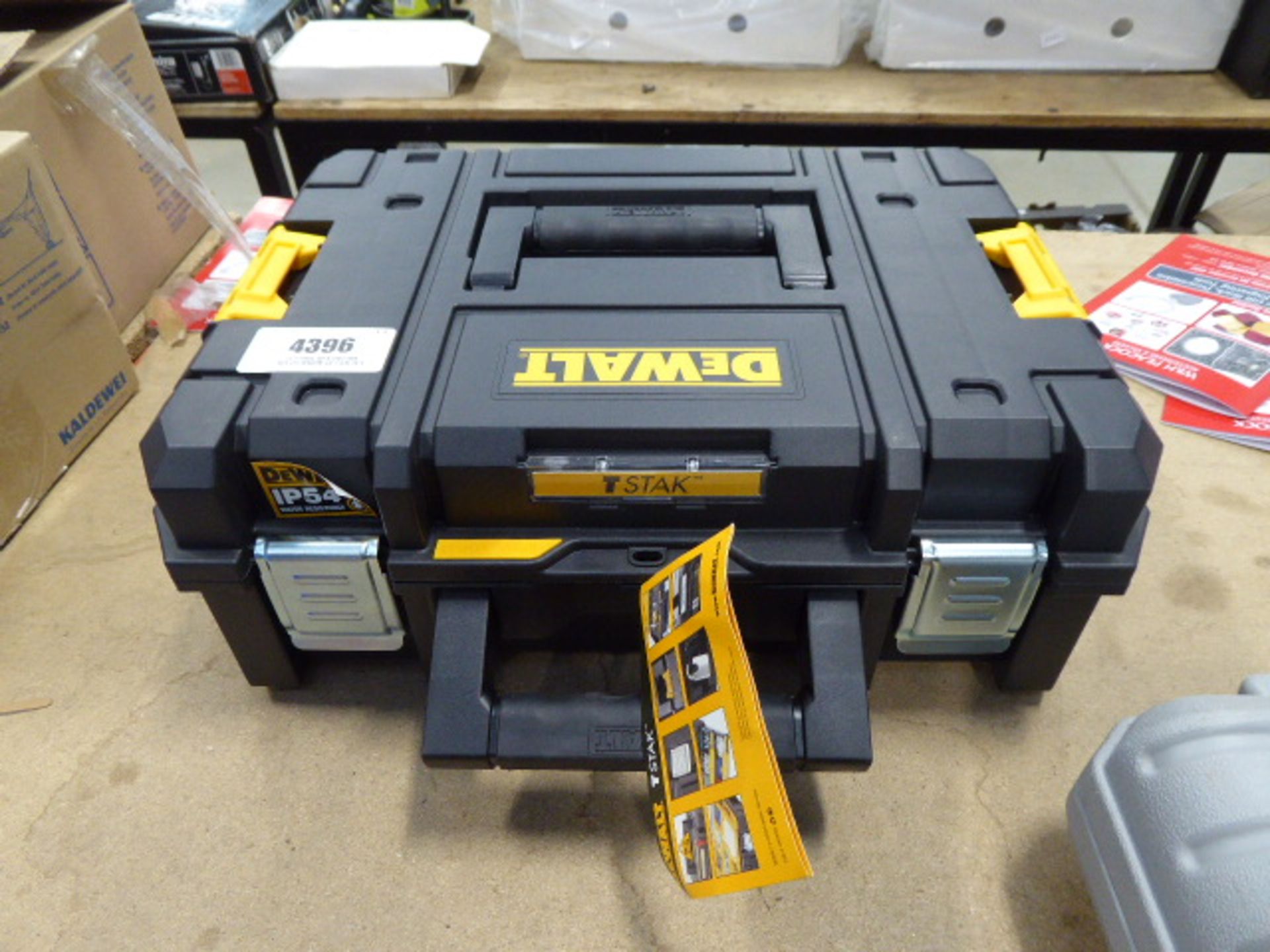 Empty Dewalt toolcase