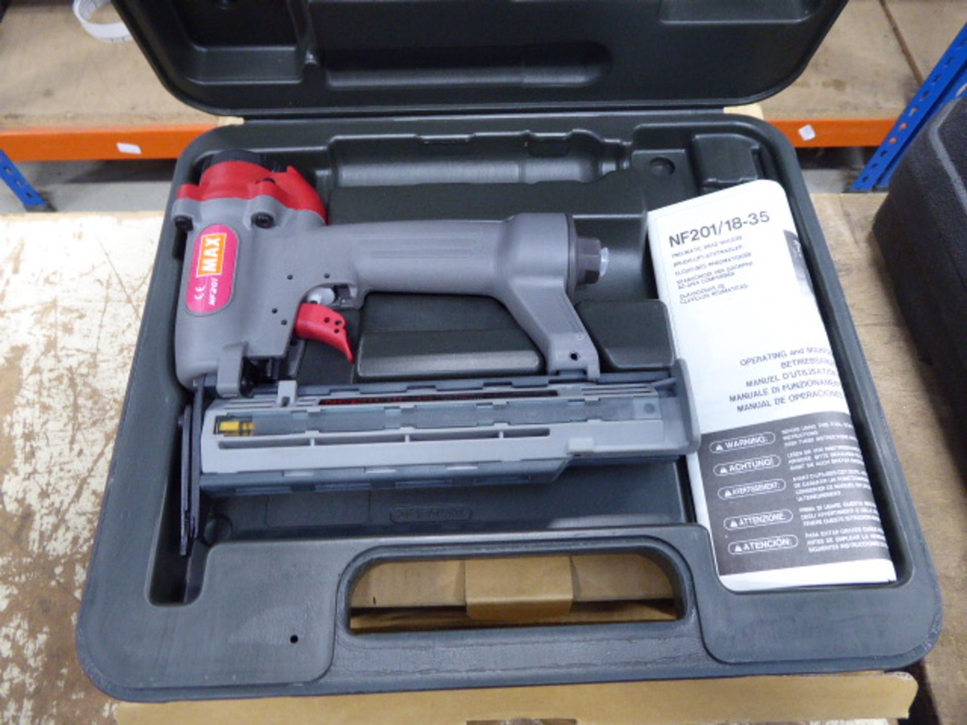 Boxed brad nailer