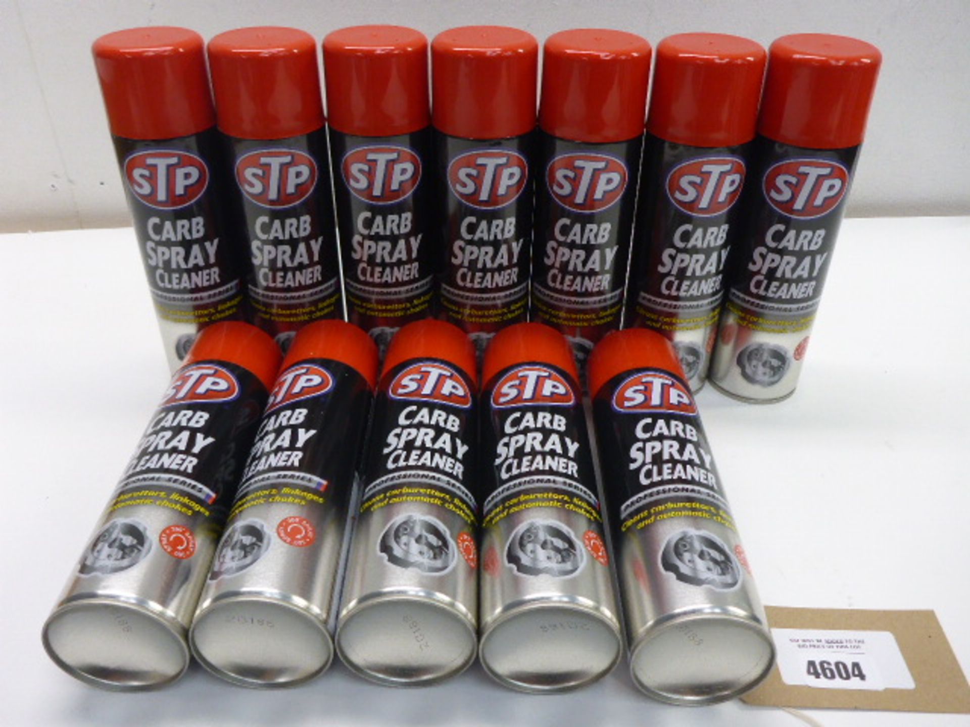 12 cans STP carb spray cleaners
