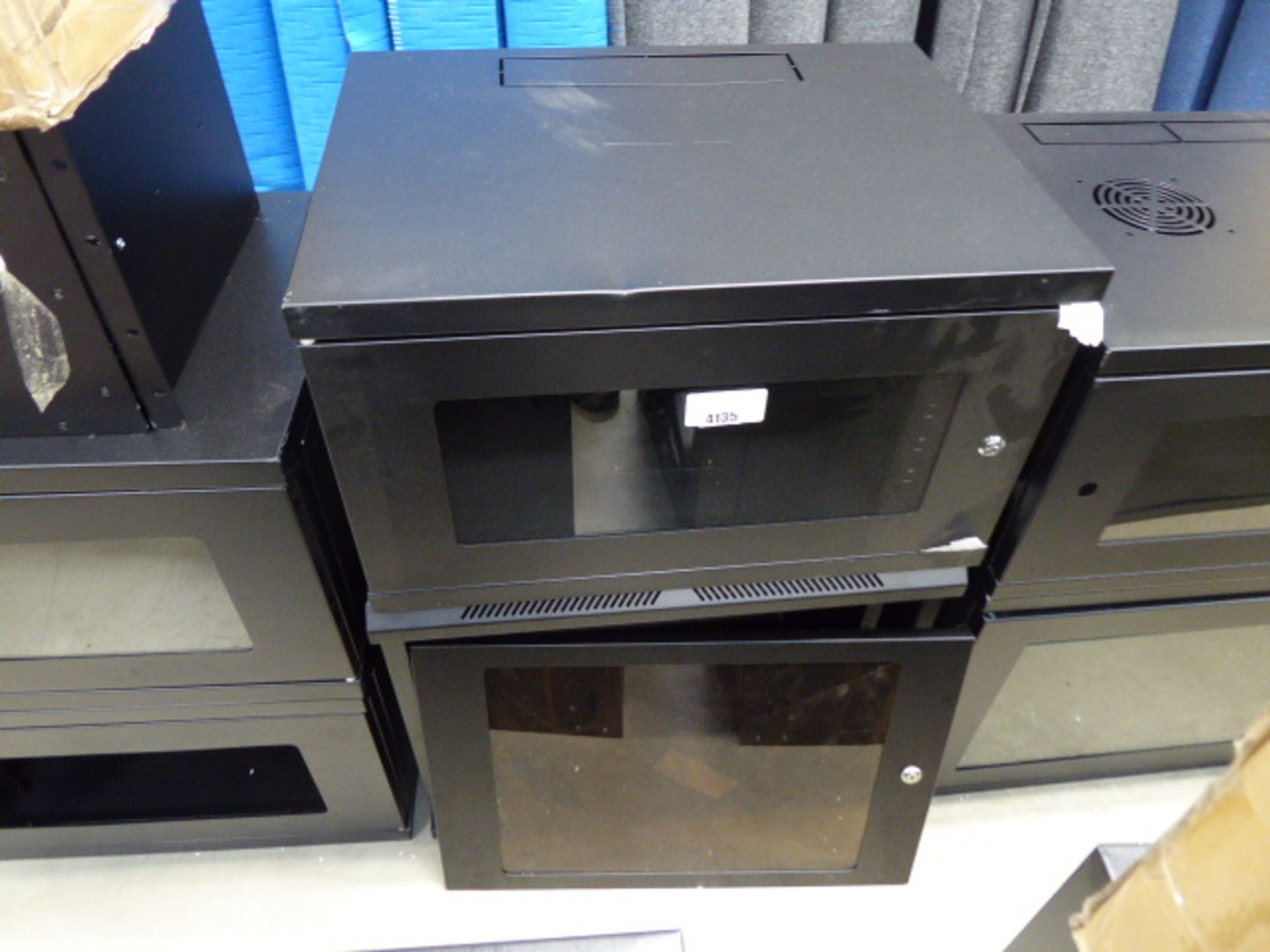 4138 - 2 small comms cabinets