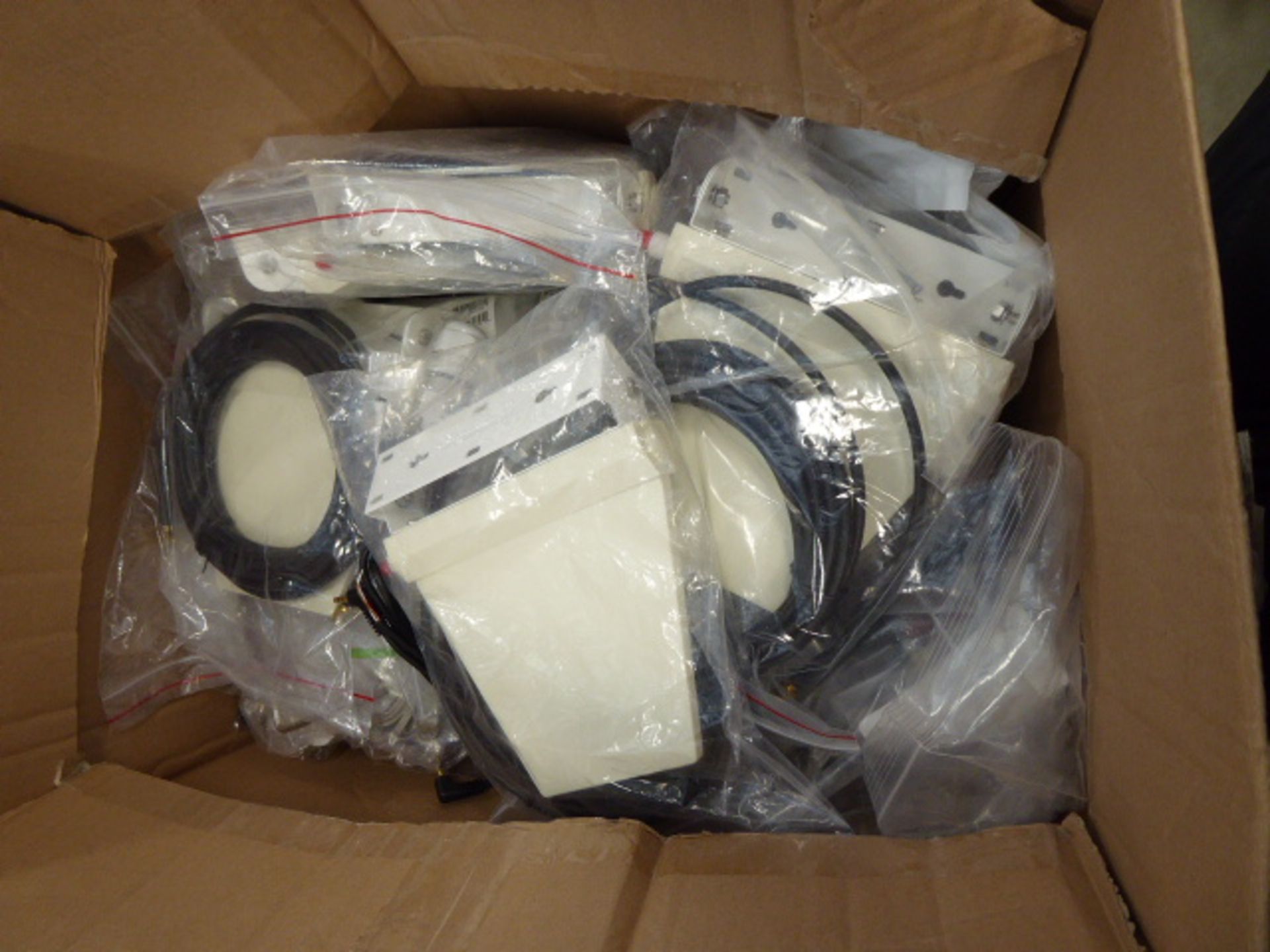 2 boxes containing brackets, tape, cable clips etc - Image 3 of 3