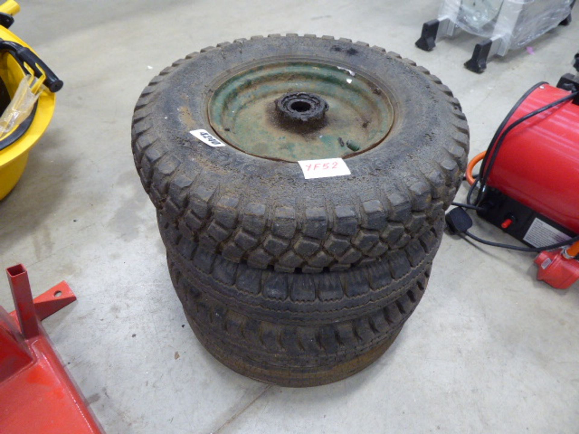 4 barrow wheels and tyres