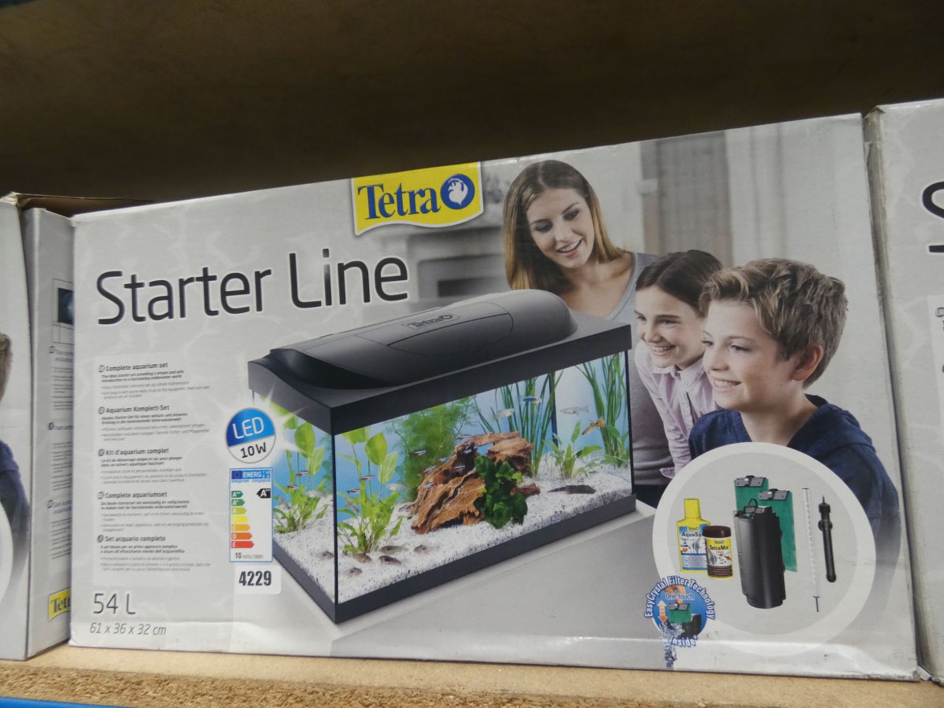 54L boxed Tetra starter live fish tank