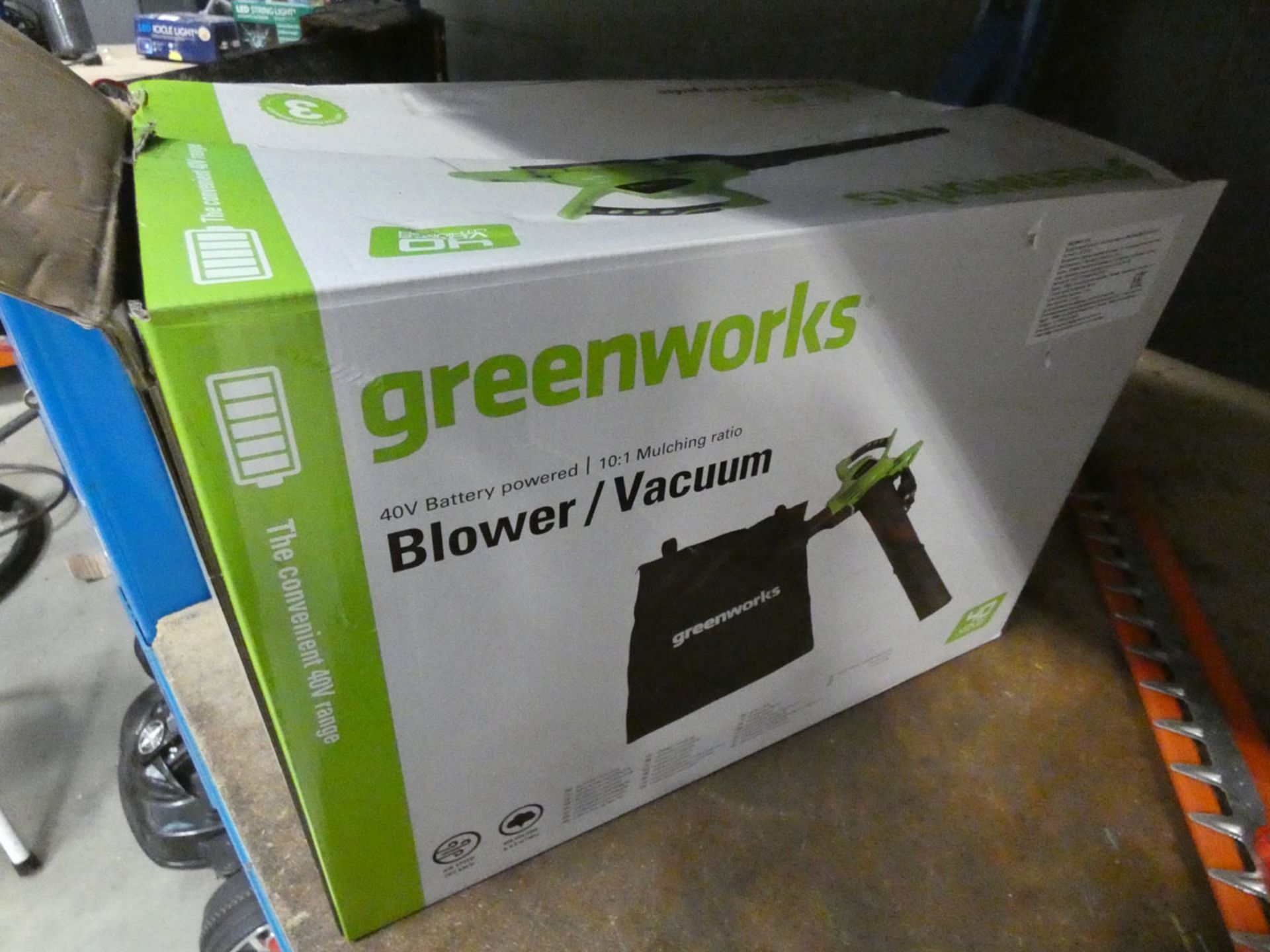 Greenworks blower vacuum