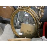 2 mirrors in gilt frames