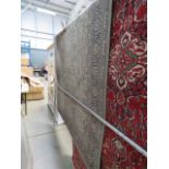 (27) Blue floral Louis De Poortere carpet