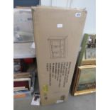 2 boxes containing sideboard parts