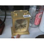 (37) A rhythm transister glass carriage clock with Japanese movement