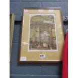 (15) Limited edition print of Trinity College by Glyn Thomas 18/150