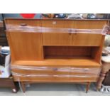 Teak highboard