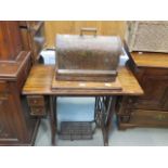 Singer treadle sewing machine