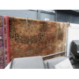 (24) Brown floral Louis De Poortere carpet 2.5 x 3.5m