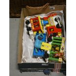 Box containing children's toys