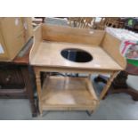 Pine washstand