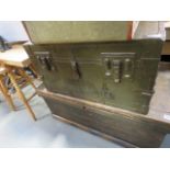 Metal military storage box