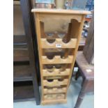 5416 - A pine wine rack