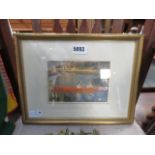 (11) A Renoir print of the Rowing Party, C.O.A. on reverse