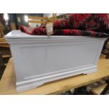 WITHDRAWN 5084 Florence Grey Painted Blanket Box (70)