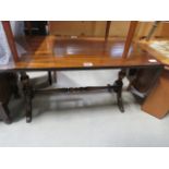 5201 A reproduction mahogany sofa table