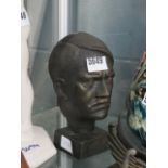 A cast bronze bust of Hitler