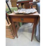 A Victorian mahogany pembroke table