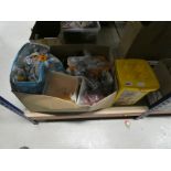 2 boxes containing children's toys