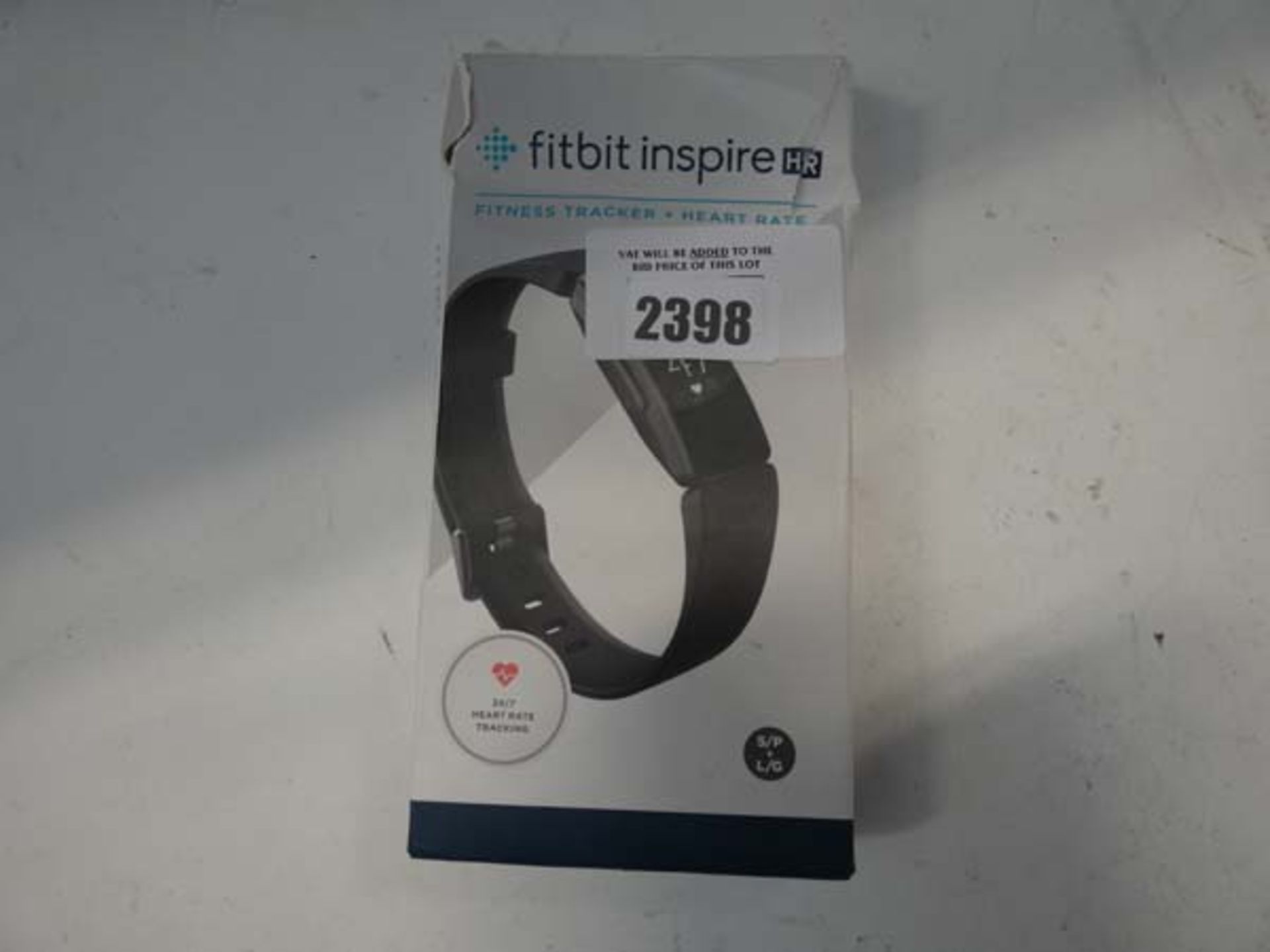 Fitbit Inspire HR fitness and heart rate tracker boxed ( boxed damaged)
