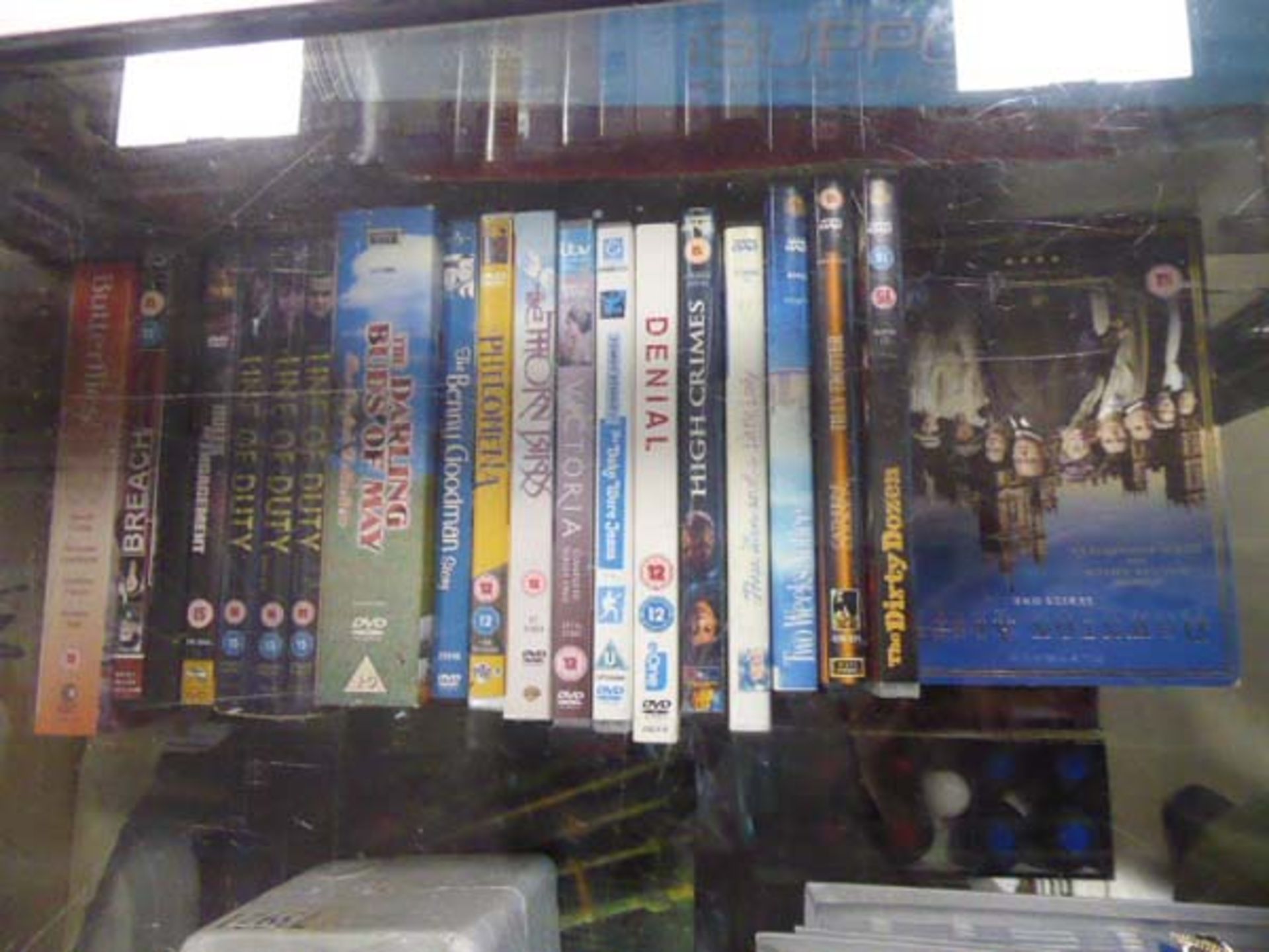 Selection of DVD's box sets inc The Dirty Dozen and Downton Abbey