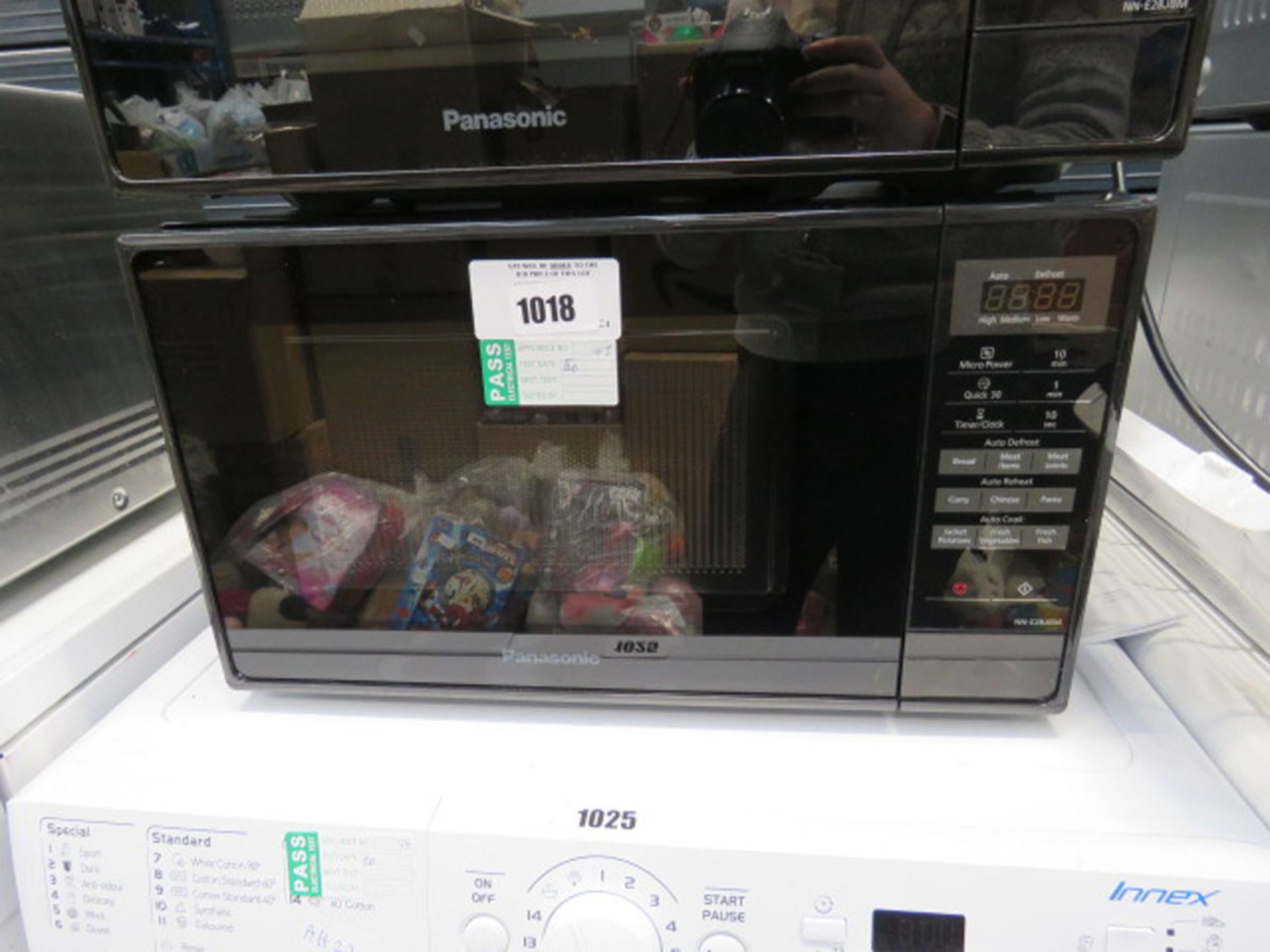 Panasonic black microwave