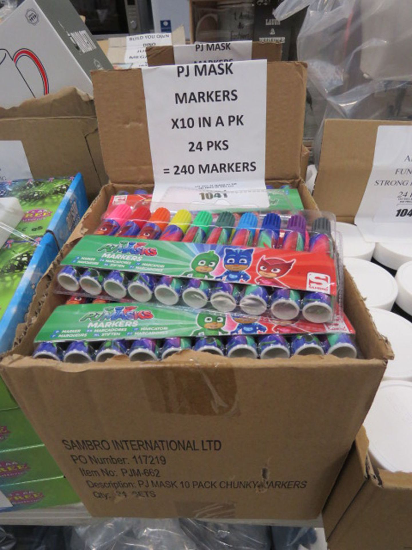 240 PJ mask markers (10 in each pack)