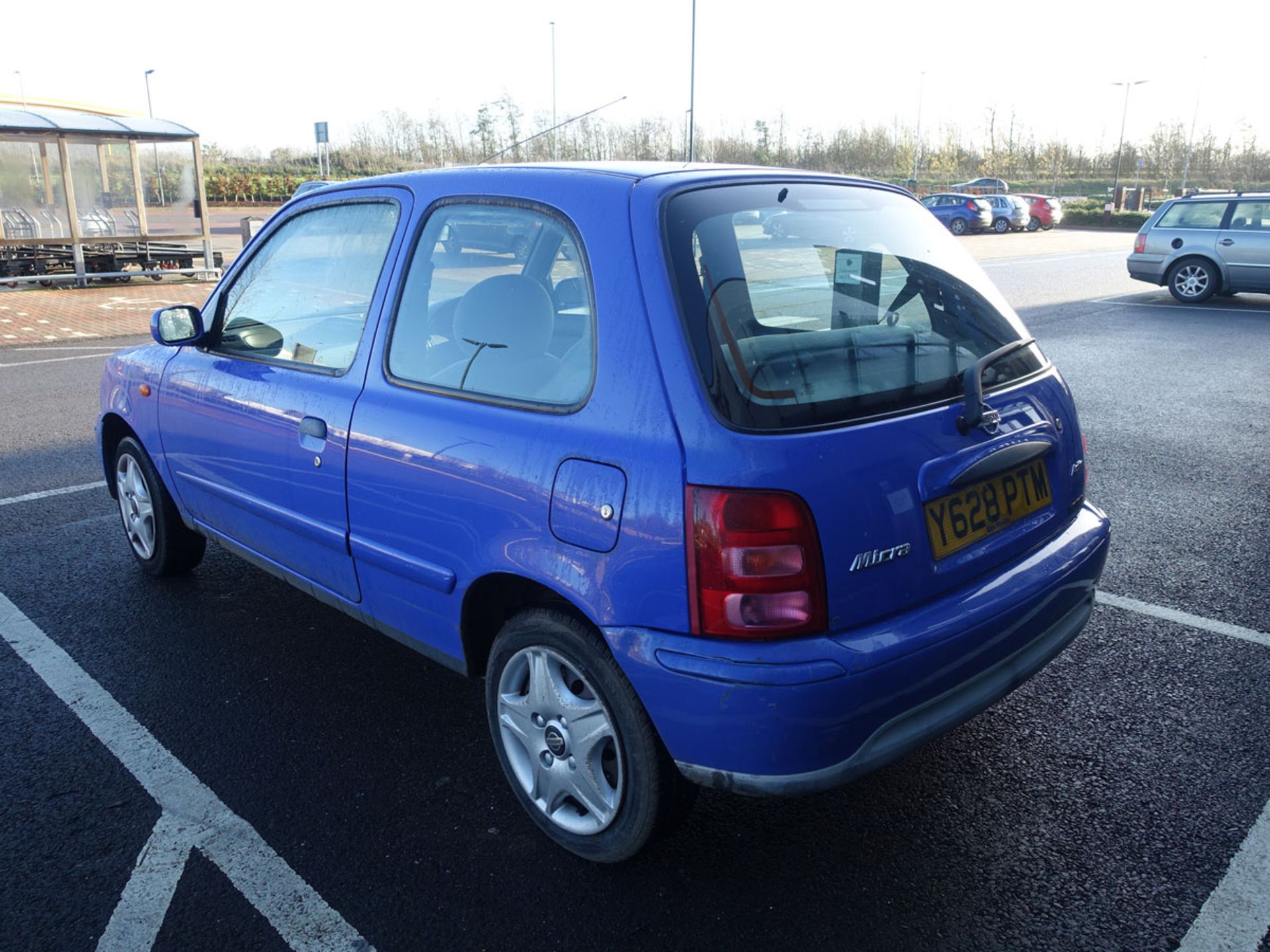 Y628 PTM (2001) Nissan Micra Activ 3 door hatchback, petrol in blue MOT: 12/7/2021 - Image 3 of 9