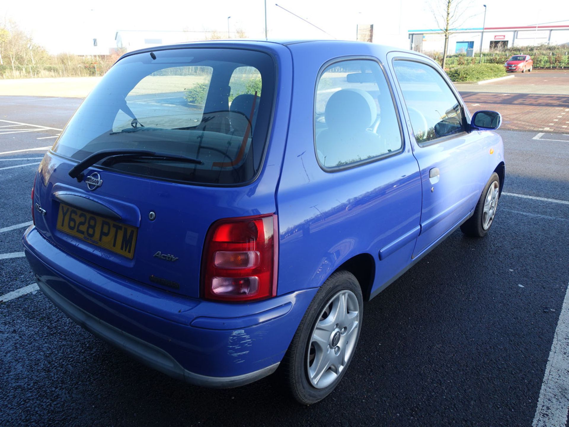 Y628 PTM (2001) Nissan Micra Activ 3 door hatchback, petrol in blue MOT: 12/7/2021 - Image 4 of 9