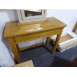 Oak dressing table