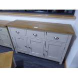 Rutland Painted Oak 3 Door 3 Drawer Large Sideboard (40)