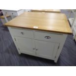 Chester White Painted Oak 2 Door Medium Sideboard (49)