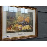 5617 Print entitled fruit and butterfly