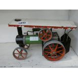 Painted steam traction engine