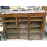 Glazed 3 door bookcase