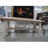 5213 - Lime washed pine bench