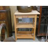 Beech kitchen island