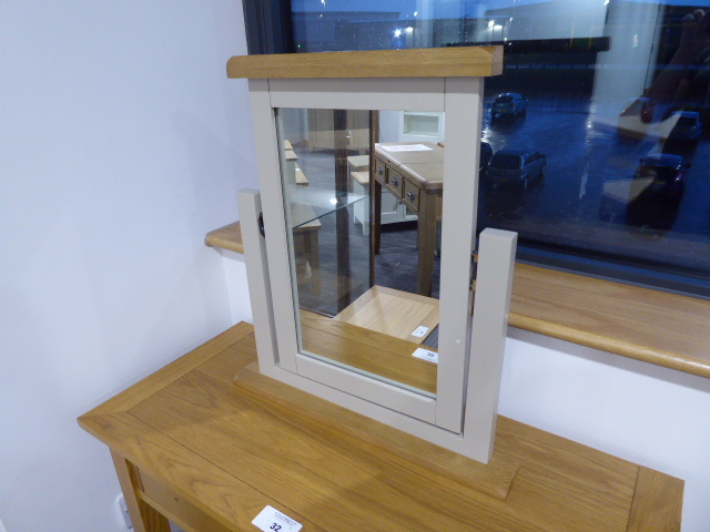 Rutland Oak Dressing Table Mirror