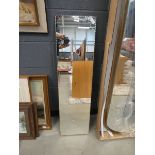 Narrow rectangular mirror