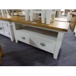 Chester White Painted Oak Small TV Unit (50)