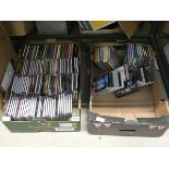 2 Boxes containing CDs