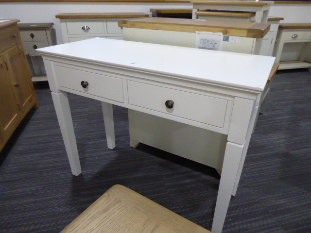 Gloucester White Painted Oak Dressing Table (11)