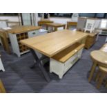 Urban Industrial Oak 1.8m Dining Table (9)