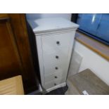 Florence White Painted 5 Drawer Tallboy (25)