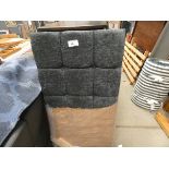 Anthracite grey fabric headboard