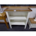 Chester White Painted Oak Small Sideboard Dresser Top (85)